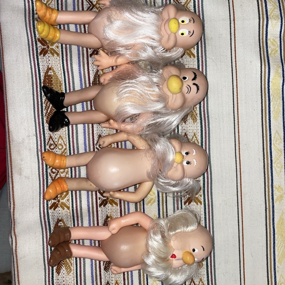 Disney‎ Snow White Seven Dwarfs | Vintage Bikin | 4 pcs Nostalgia Toys